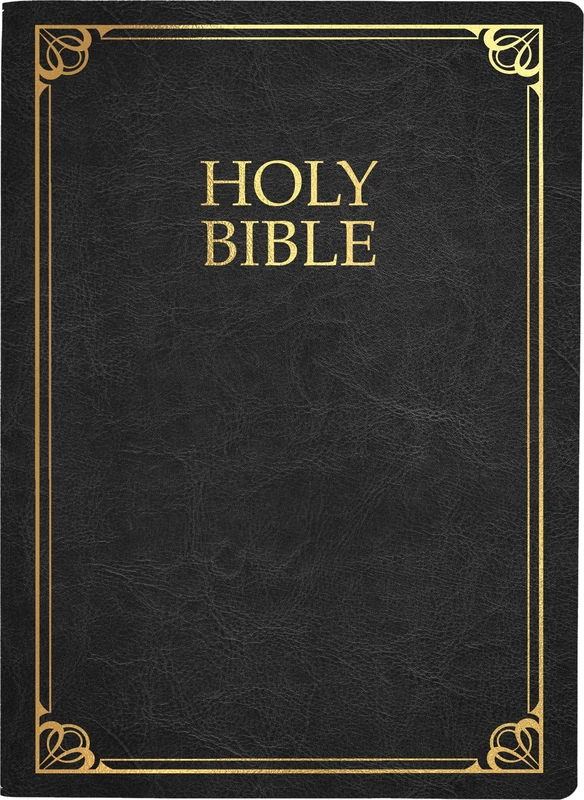 KJV Family Legacy Holy Bible, Large Print, Black Genuine Leather, Thumb Index: (Red Letter, Premium Cowhide, 1611 Version) (King James Version Sword Bible)