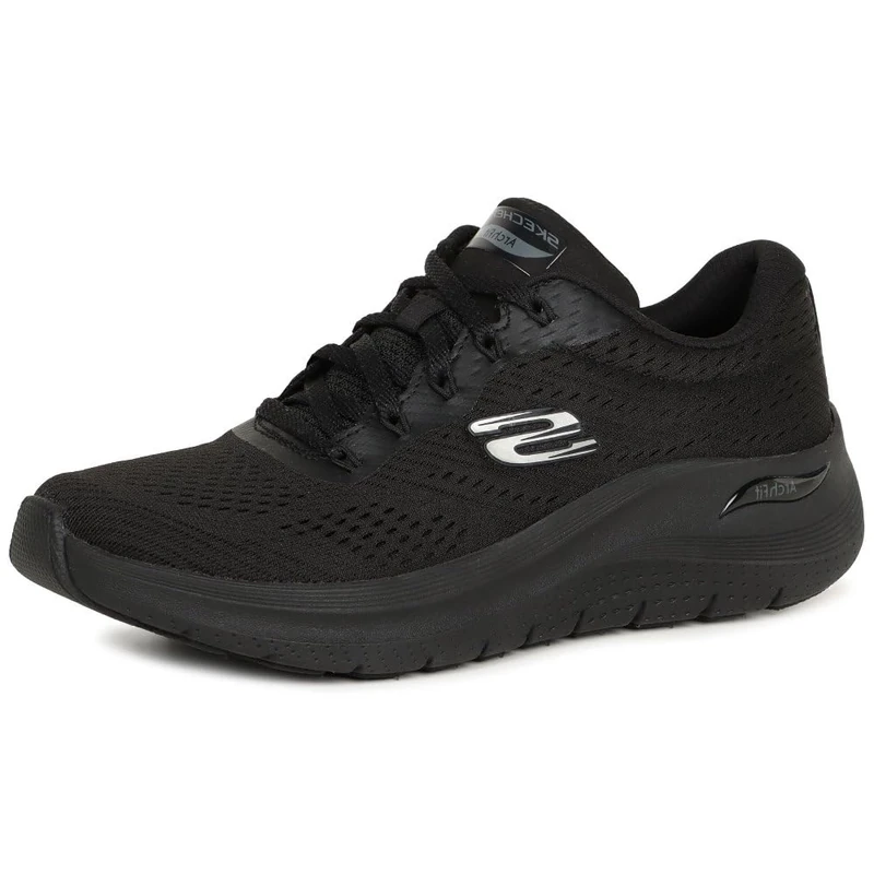Skechers Womens 150051w Sneaker - Black - 4 UK Wide