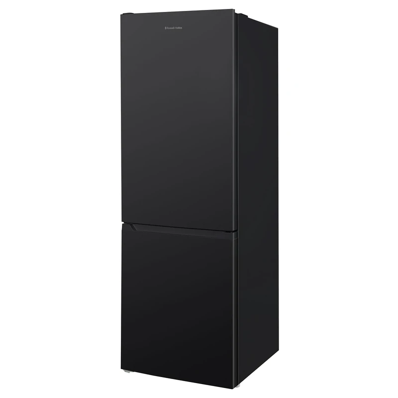 Russell Hobbs Freestanding Fridge Freezer Black 186x60cm Total No Frost 60/40, 210L Fridge Space, 83L 4 Star Freezer, Adjustable Thermostat, 2 Year Registered Guarantee RH186FFFF60B
