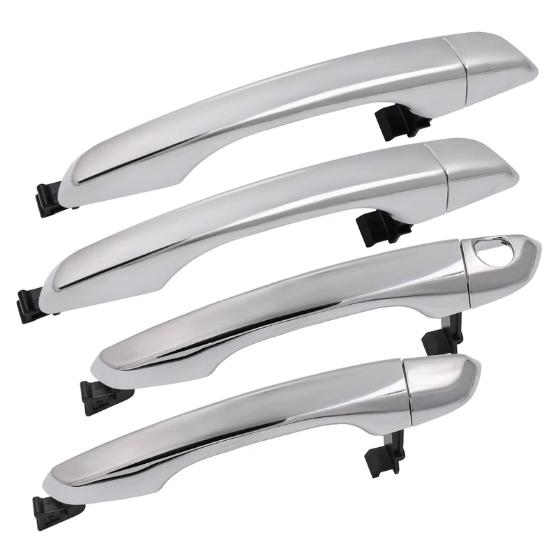JDMON Chrome Exterior Door Handles Replacement for Hyundai Elantra Sedan 2017-2020 Front Rear Left Driver Right Passenger Outside Door Handle Set Replacement for 82651-F2020 82651-F2010 82661-F2010