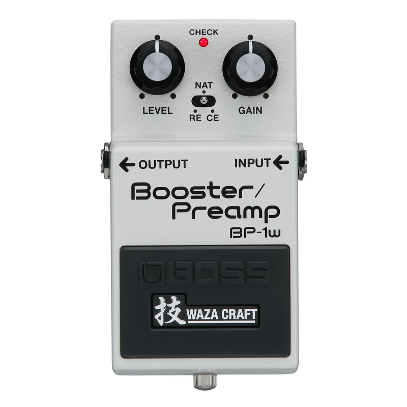BOSS BP-1W Booster/Preamp | Premium Waza Craft Guitar Effect Pedal with Analog Circuitry | Vintage Sounds from the BOSS CE-1 Chorus Ensemble & Roland RE-201 Space Echo | Standard & Vintage Buffer - Image 1
