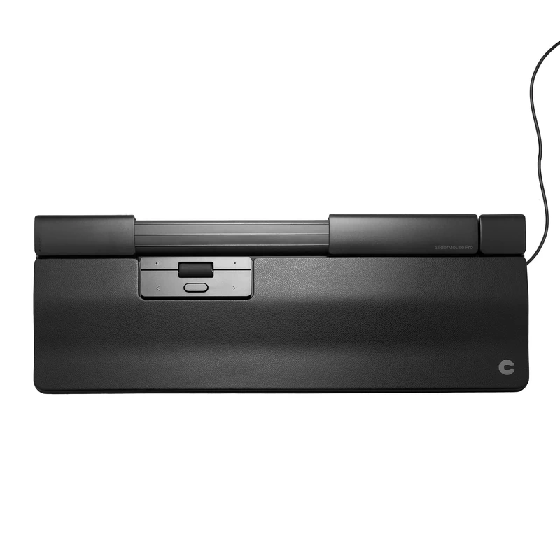 Contour Design SliderMouse Pro Ergonomic Office Mouse to Reduce Wrist, Shoulder & Forearm Strain | Design for Productivity Ambidextrous Plug & Play Works with Mac & Windows PC - Wired - Extended