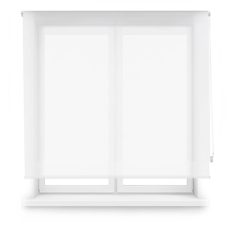 Blindecor Premium Custom Made Blind | White | Blind 135 x 240 cm (Width x Height) Fabric Size 132 x 235 cm | Roller Blind Screen with 38 mm Tube, More Resistant and Elegant