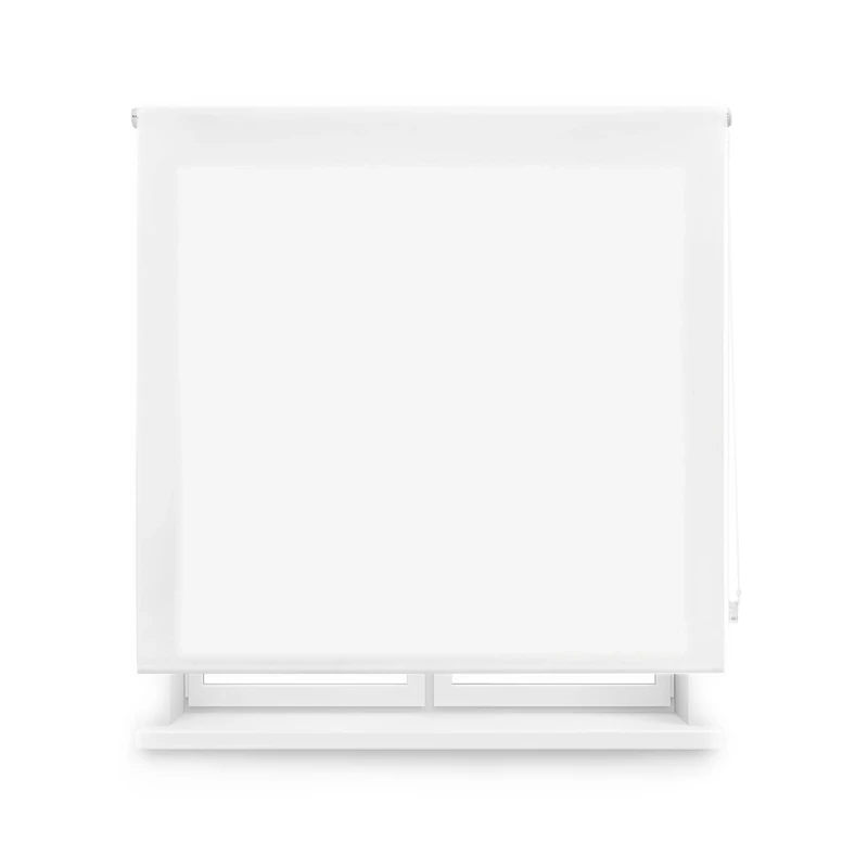 Blindecor Custom Translucent Blind | Custom Roller Blind | Off White | 100 x 175 cm (W x H) Fabric Size 97 x 170 cm | Translucent Roller Blinds for Windows