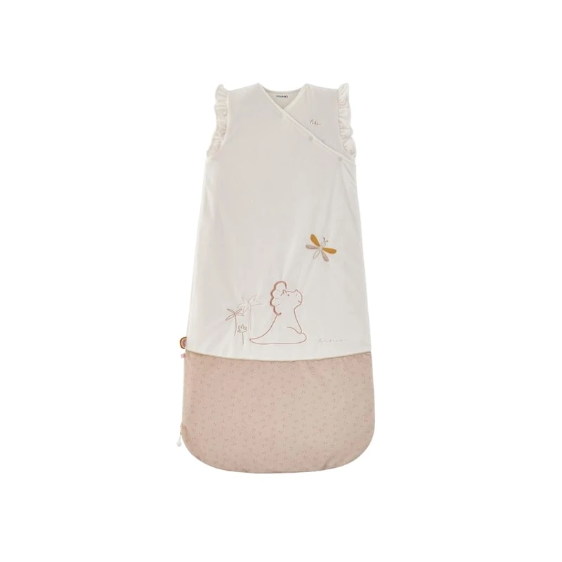 Noukie's Winter Baby Sleeping Bag - 6-36 Months - White & Pink