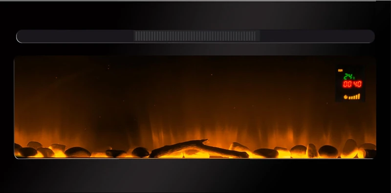 Chemin'Arte - Elysée Built-in Electric Fireplace - Designed in France - 91.5 x 17 x 45 cm