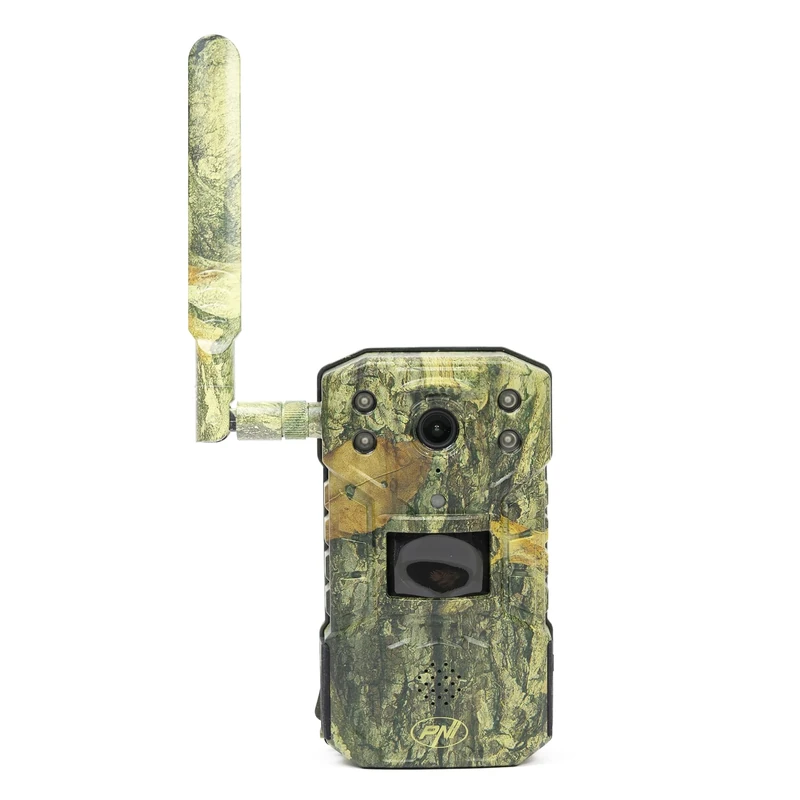PNI-HUNT250C 4G LTE 15MP 2880P/5K FullHD Wildlife Game Trail Camera, 0.5s Shutter Speed , Night Vision Up to 20m and IP65 Waterproof, Hunting Camera 120° FoV, 7500mAh up to 2000 notifications