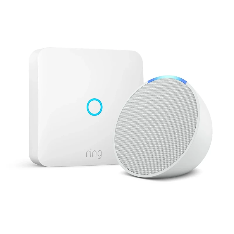 Ring Intercom by Amazon + Echo Pop| Intercom upgrade, Remote Unlock, Works with Alexa, Two-Way Talk