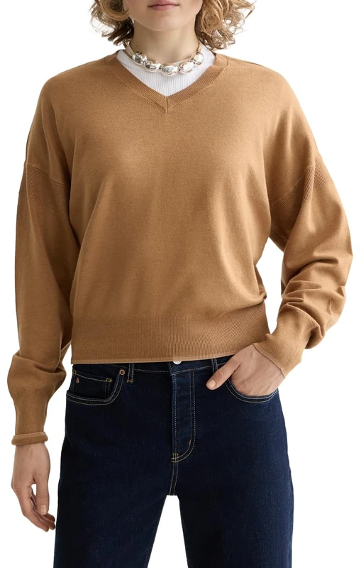 Scotch & Soda Core V-Neck Relaxed Pullover