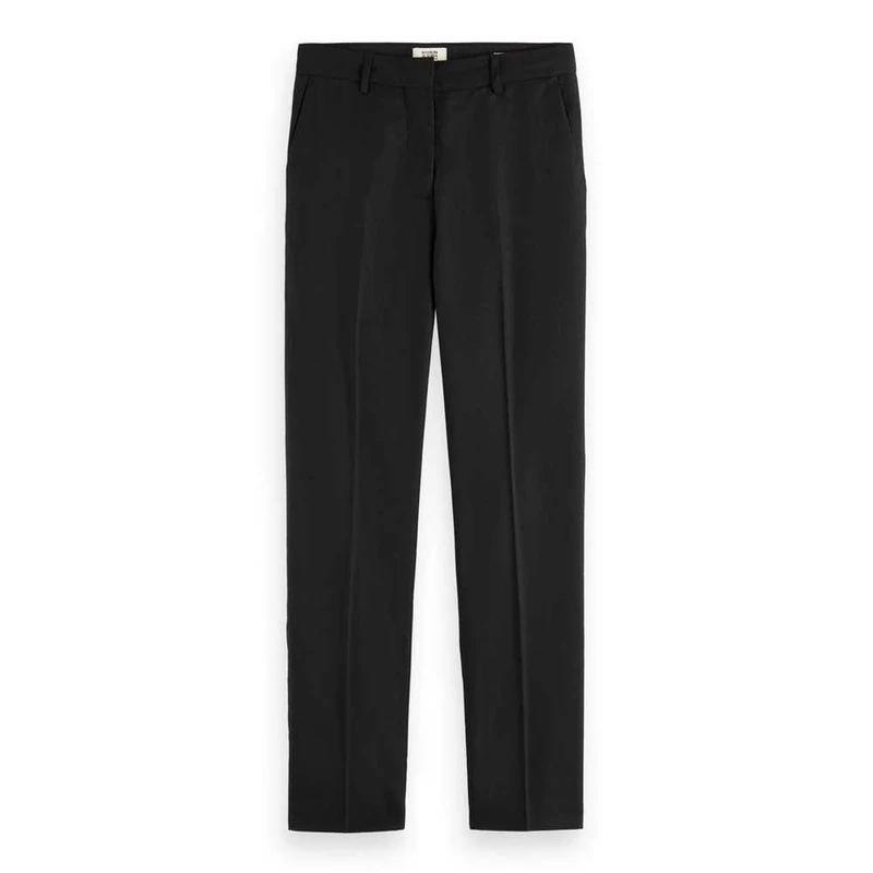 Scotch & Soda Women's Lowry Slim-fit Pants, Black, 32W x 30L
