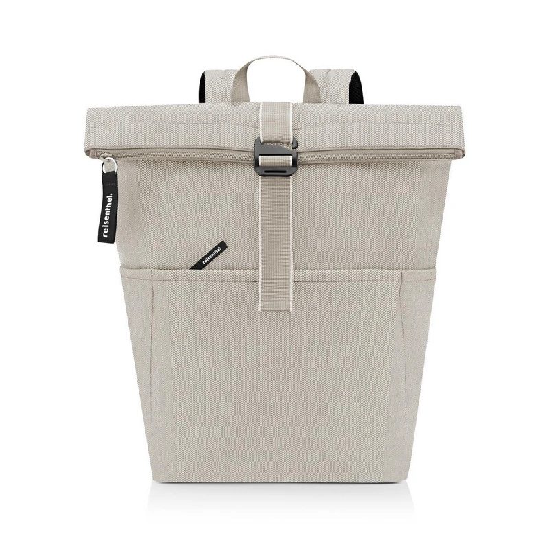 Reisenthel EK6049 ROLLTOP BACKPACK HERRINGBONE SAND Gym Bag Women's HERRINGBONE SAND Size Unica - Image 1