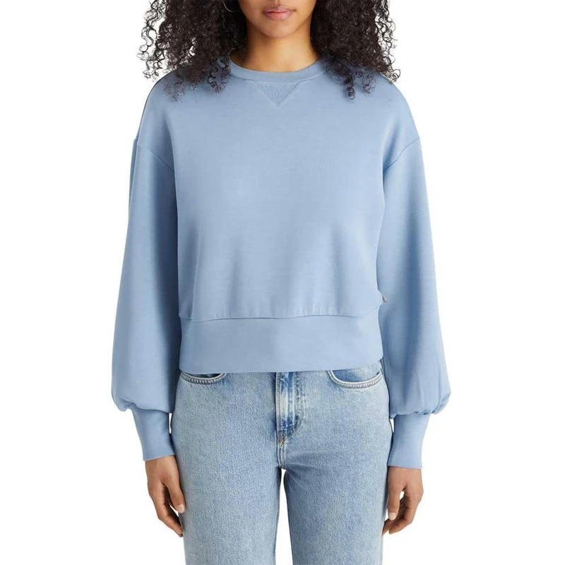 Scotch & Soda Women's Modal Fitted Sweatshirt, Mystic Blue, L
