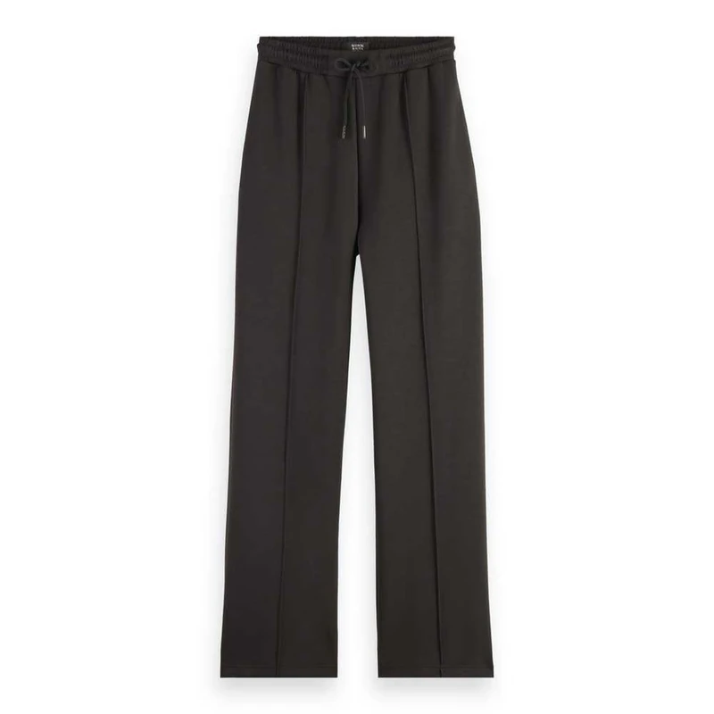 Scotch & Soda Women's Modal Pin Tuck Sweatpants, Black, XL