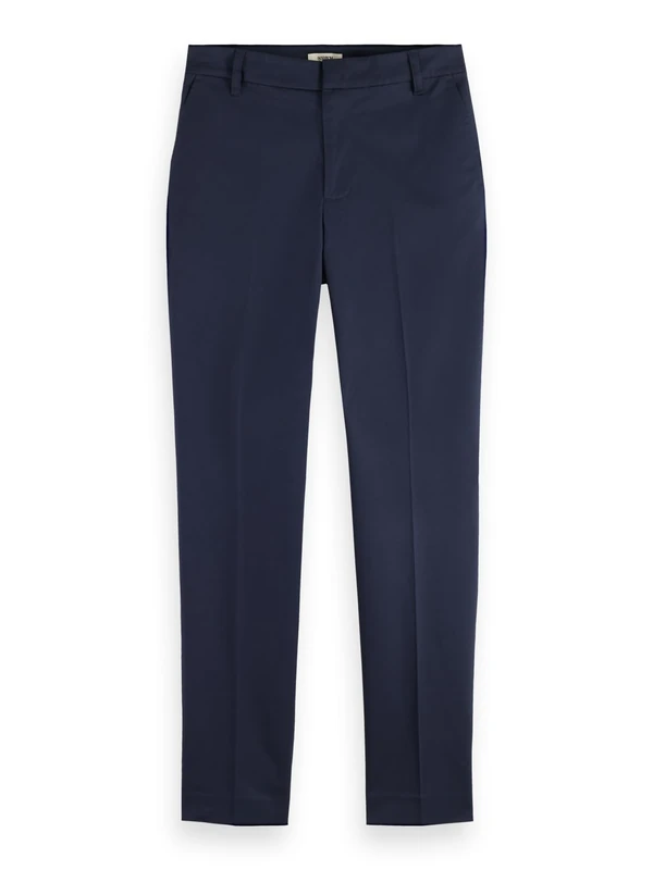 Scotch & Soda Women's Core Abott Chino Pants, Night 0002, 30W x 32L