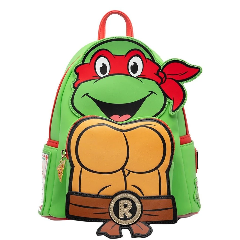 Loungefly Nickelodeon TMNT Raphael Cosplay Women's Backpack, Multicolor, One Size, Tmntbk0007