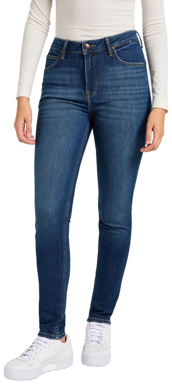 Lee Damen Scarlett High Jeans, New Lenghts, 28W / 29L EU