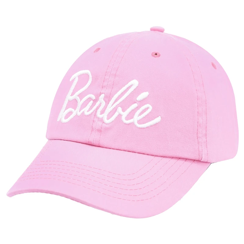 Barbie Soft Cotton Women's Cap with Curved Brim hat, Light Pink, One Size - Image 1