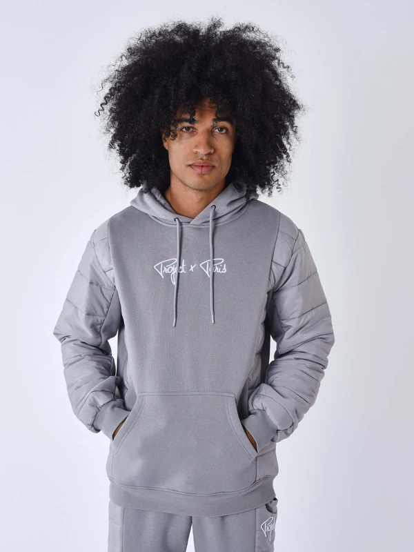 PROJECT X PARIS Men's Sweatshirt, Grey, Size XL