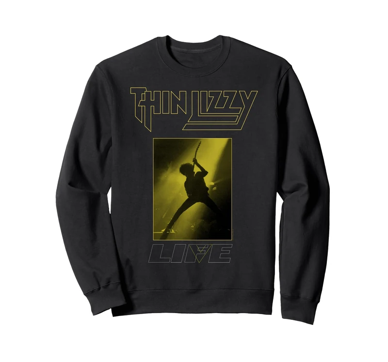 Thin Lizzy Live Yellow Boxed Sweatshirt
