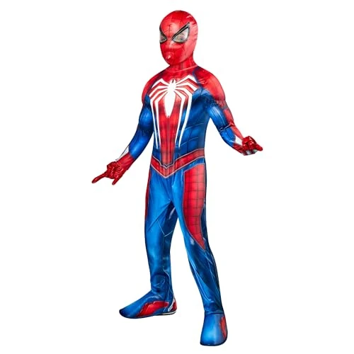 Rubies Official Marvel Gamerverse Spider-Man 2 Premium Child Costume, Kids Superhero Fancy Dress