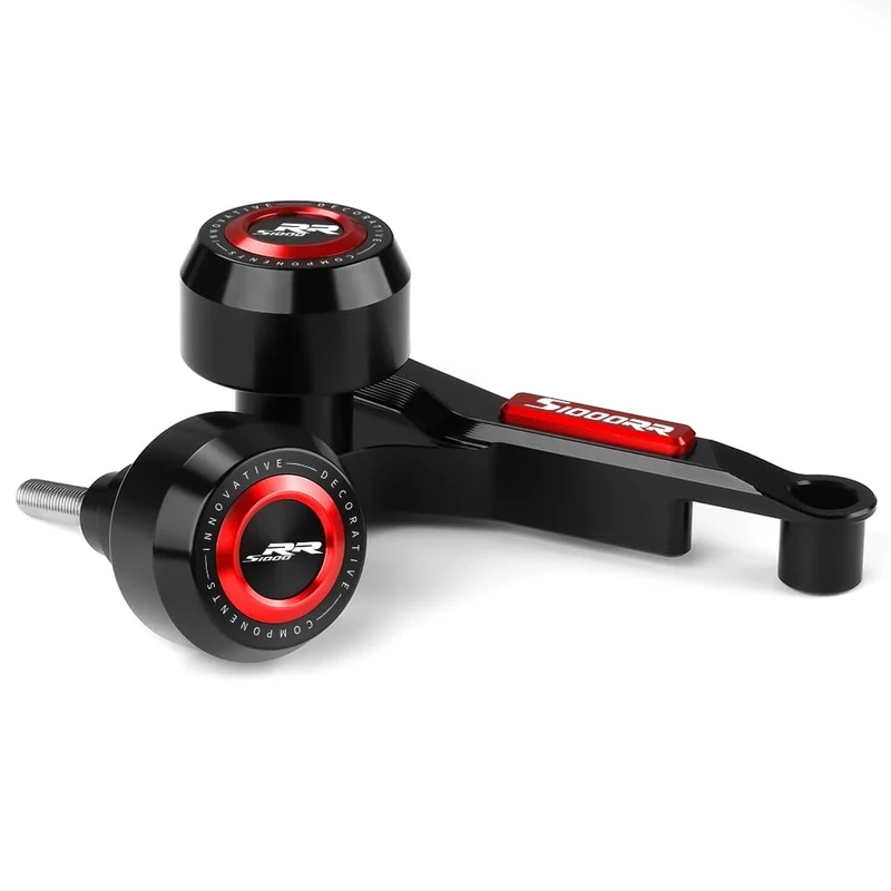 Mokiton Motorcycle Frame Sliders Crash Protector Compatible with BMW S1000RR 2023 2024 2025 | Engine Fairing Guard Shield Falling Protection S 1000 RR 1000RR S1000 RR Accessories (red)