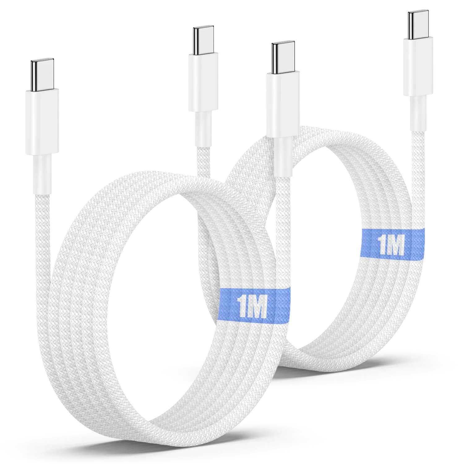 iPhone 17 16 15 Charger Cable 1M, 60W Braided Apple USB C to USB C Fast Charging Type C Cable 3ft for iPhone 17/17 Pro/16/16 Pro Max/15 Plus/15 Pro Max, MacBook Pro, iPad Pro, iPad Air 4
