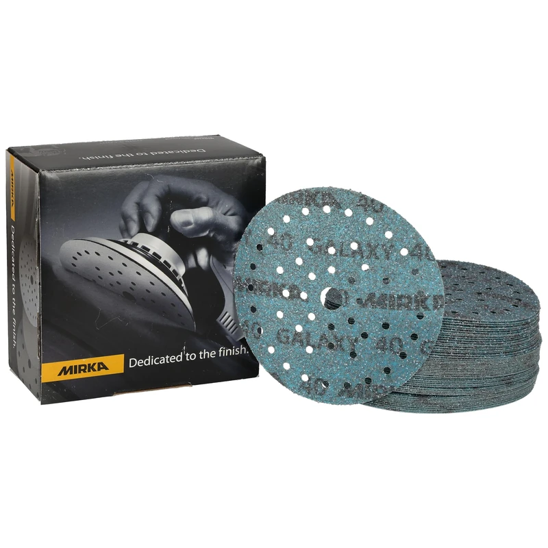 Mirka Galaxy Epoxy Sandpaper 150mm Grit 40 - 50 Pack