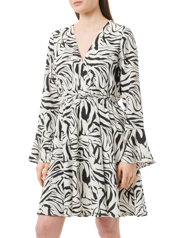 COBIE Women's, Dress-Zebra Print, M