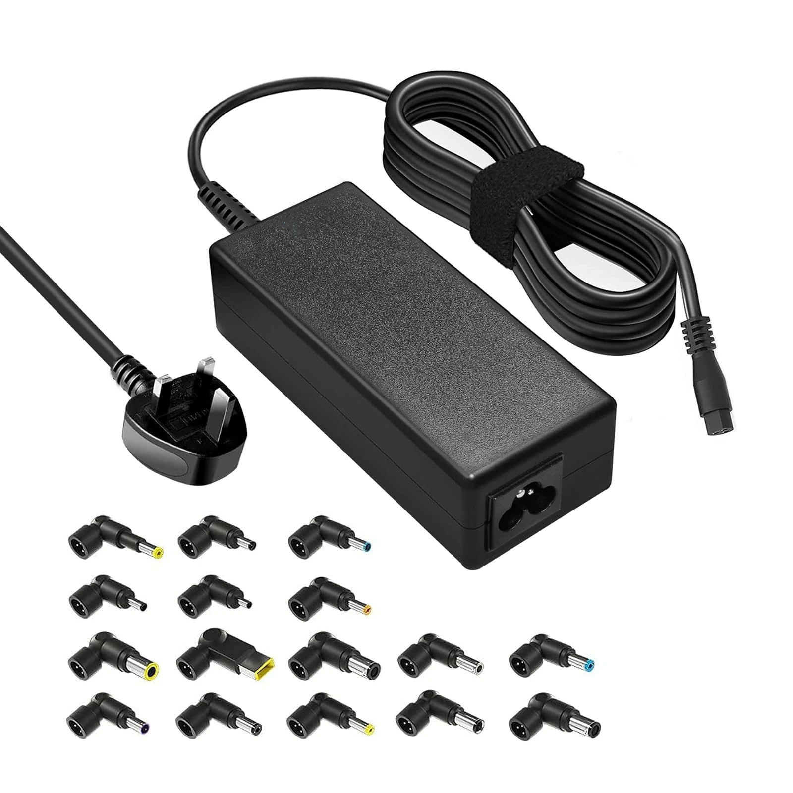 Adaptake 90W Universal Laptop Charger Compatible with HP Dell Lenovo Acer Asus Toshiba Samsung Sony IBM Fujitsu Gateway Notebook Ultrabook Chromebook Power Supply Cord with 16 Tips UK AC Adapter