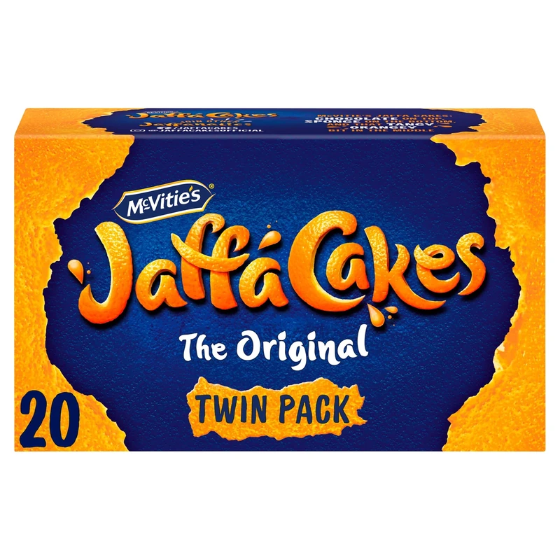 McVitie's Jaffa Cakes Original Chocolate Biscuits Twin Pack 2 x 10 Cakes, 220g