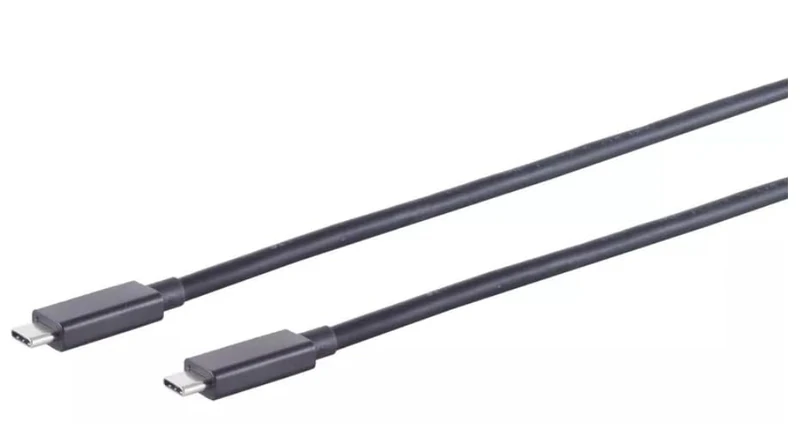 SHIVERPEAKS S/Conn Maximum Connectivity USB-C Connection Cable USB Cable Type-C Male to Type C Male, 4.0 Gen 3 x 2, Black, 1.5 m (13-65155) Brand