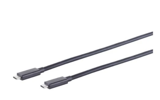 SHIVERPEAKS S/Conn Maximum connectivity USB-C Verbindungskabel-USB Kabel Typ-C Stecker auf Typ C Stecker, 4.0 Gen 3x2, Schwarz, 1 m (13-65025) Brand