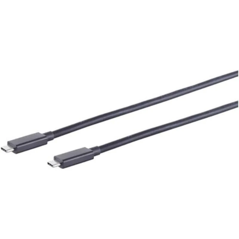 SHIVERPEAKS S/Conn Maximum connectivity USB-C Verbindungskabel-USB Kabel Typ-C Stecker auf Typ C Stecker, 4.0 Gen 3x2, Black, 0.25 m (13-65005) Brand