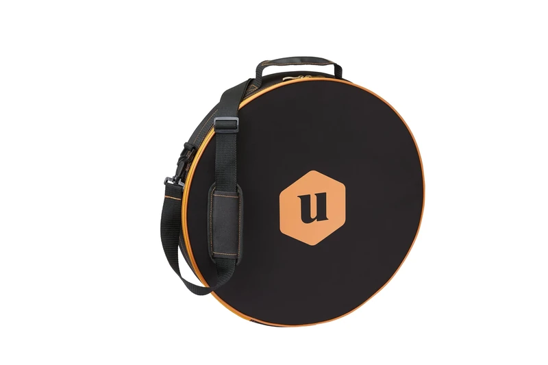 Unicorn Portable Darts On Tour Kit | Dartboard Bag with Adjustable Strap, Door Mounting Kit, Round Oche Mat & Ochemate Measure | Water Repellant Polyester | Black | Board not Included