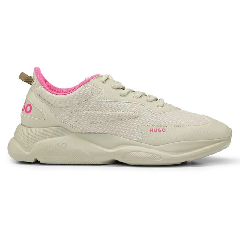 HUGO Women's Leon_Runn_cvpuW Sneaker, Open Pink, 2 UK