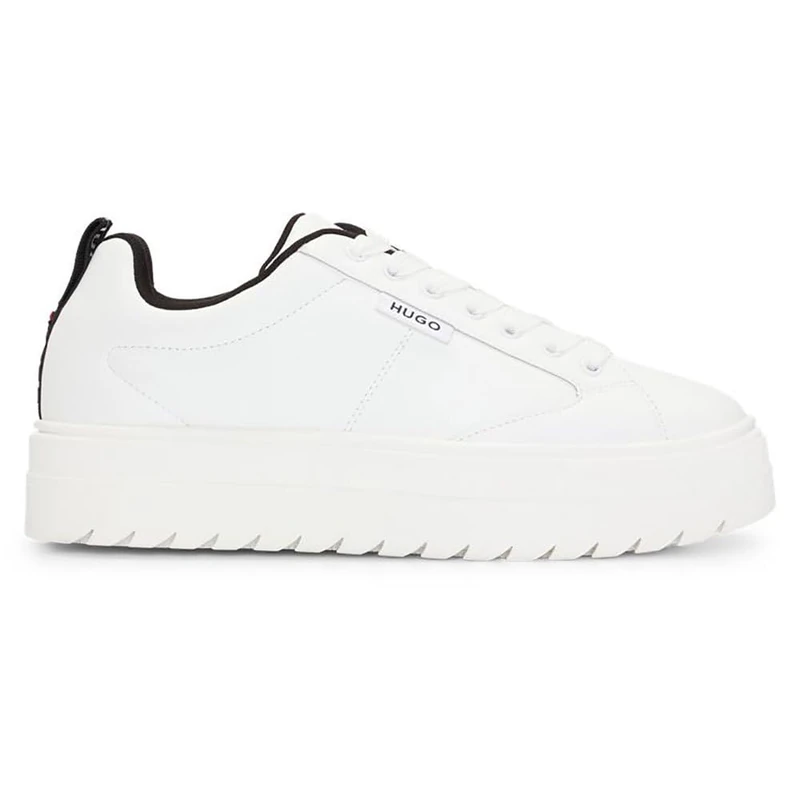 HUGO Lyssa_Tenn_flt, Sneaker, White,