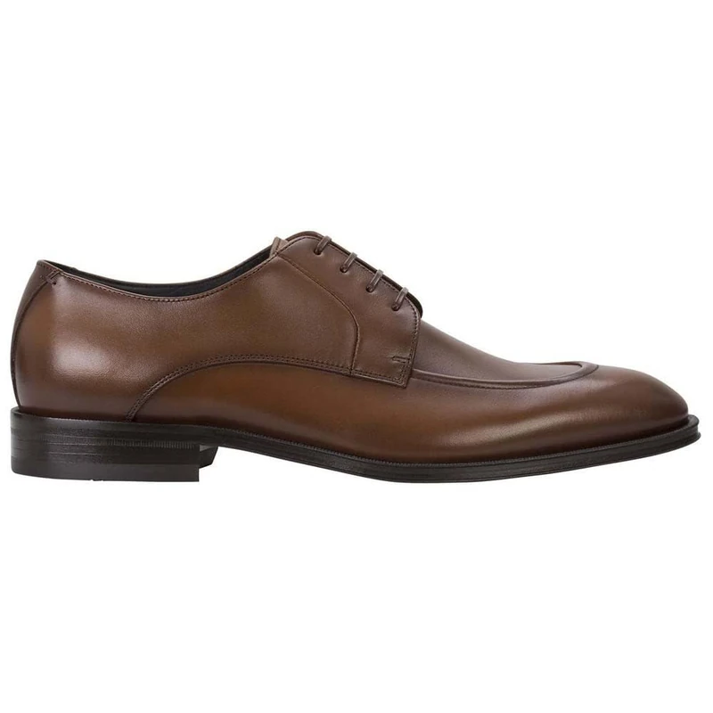 BOSS Men's Derrek Derbbuvp Derby Shoes - Medium Brown - 10 UK