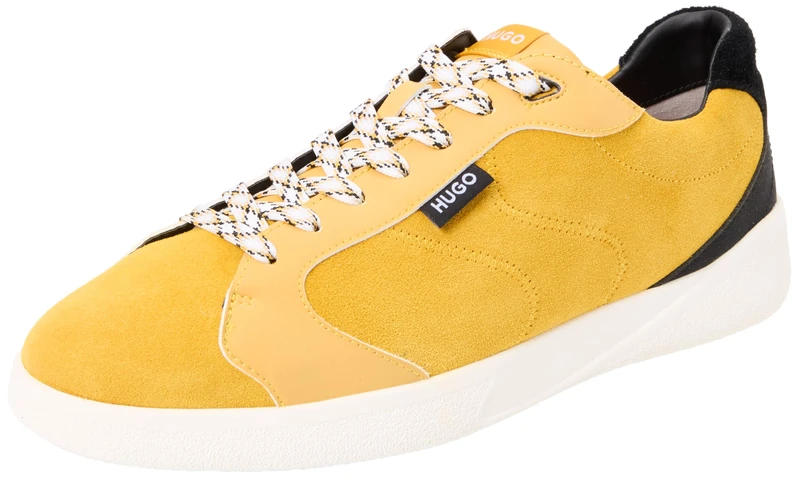 HUGO Men's Riven_Tenn_sdnu Tennis, Medium Yellow, 10 UK