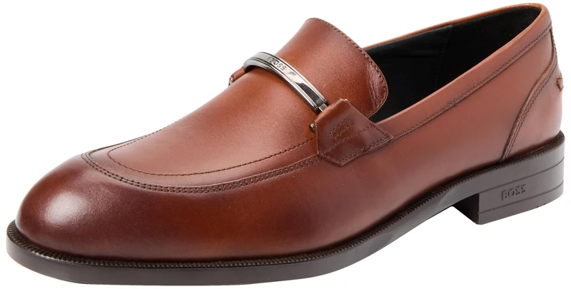 BOSS Tayil_Loaf_lthw, Loafer, Medium Brown, 12 UK