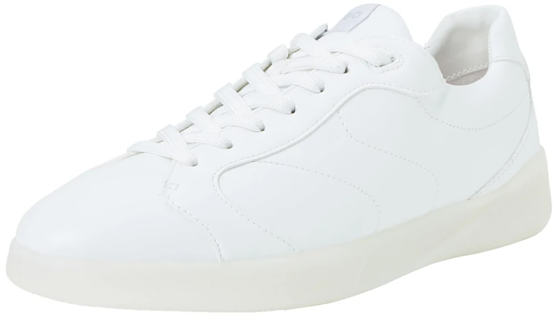 HUGO Women's Riven_Tenn_punyW Sneaker, White, 4 UK