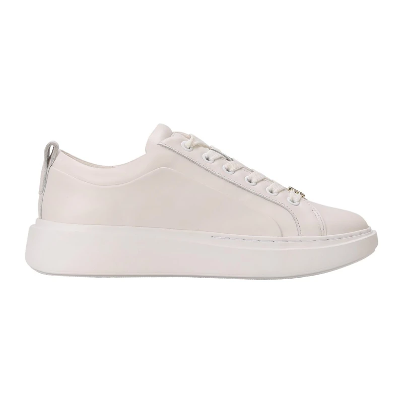 BOSS Women's Amber_Tenn_ltll Sneaker, White, 1 UK