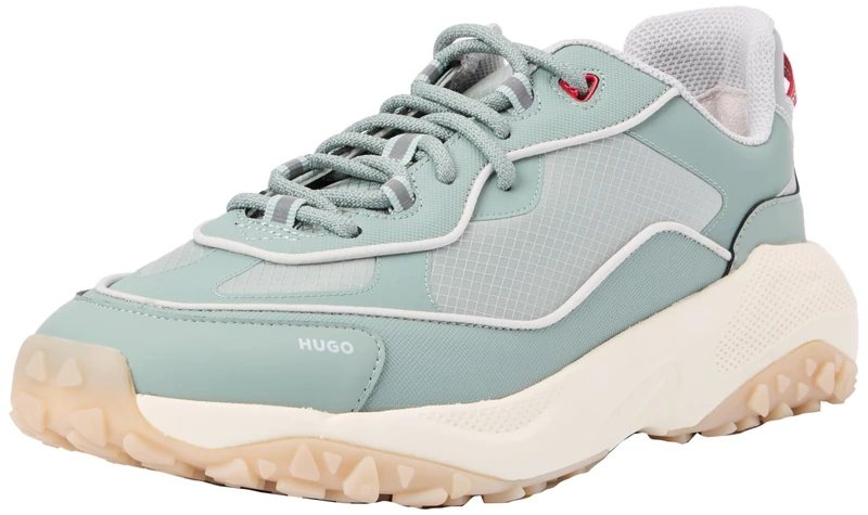 HUGO Men's GO1ST_nyrippu Running, Open Grey, 5.5 UK