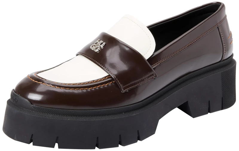 HUGO Kris_Loafer_BROF, Loafer_Flats, Rust/Cooper,