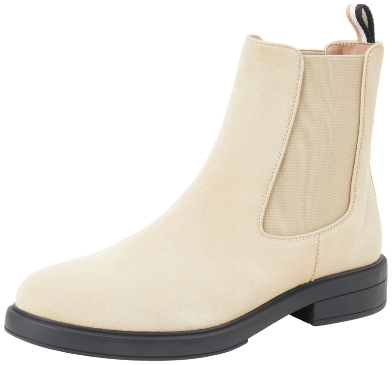 BOSS Women's Vanity_ChBootie_SD Bootie, Light Beige, 4 UK