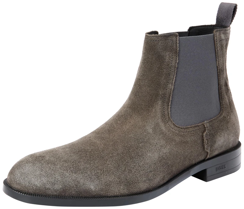 BOSS Men's Tayil_Cheb_sd Chelsea_Boot, Dark Grey, 12 UK