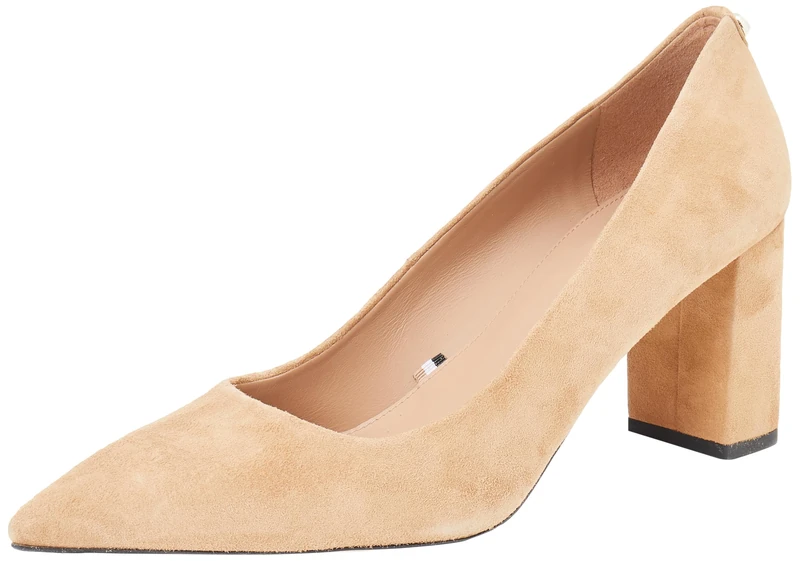 BOSS Women's Janet_ChPump70_SD Pump, Medium Beige, 4 UK