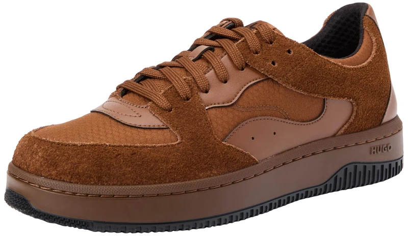 HUGO Men's Kilian_Tenn_hsdme Tennis, Medium Brown, 10 UK