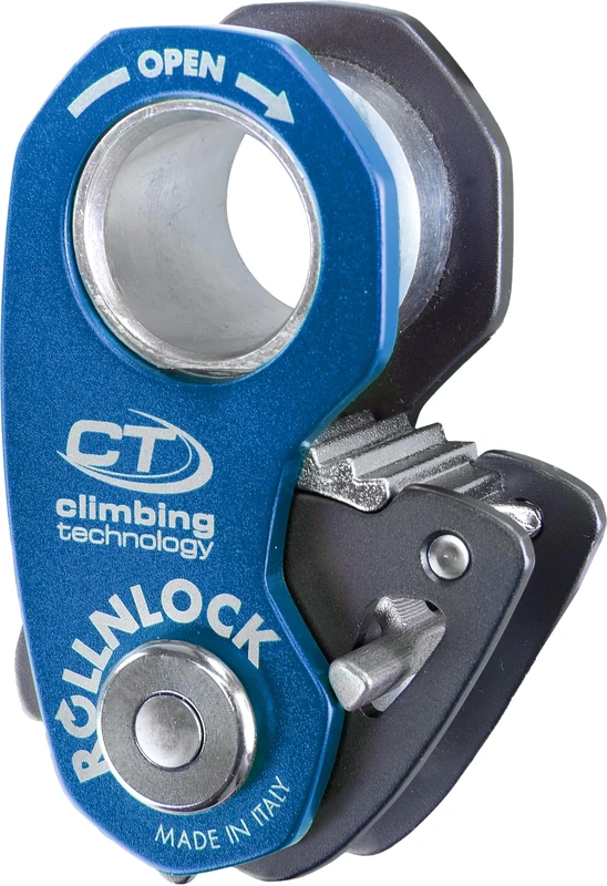 Climbing Technology Unisex - Adult Rollnlock, Anthracite/Electricblue, One Size
