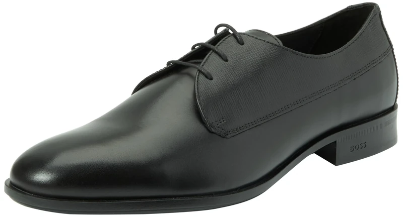 BOSS Men's Colby_Derb_ltprzlt Derby, Black, 10 UK