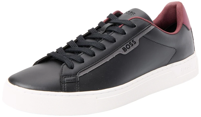 BOSS Men's Rhys_Tenn_pusdth Tennis, Black, 11 UK